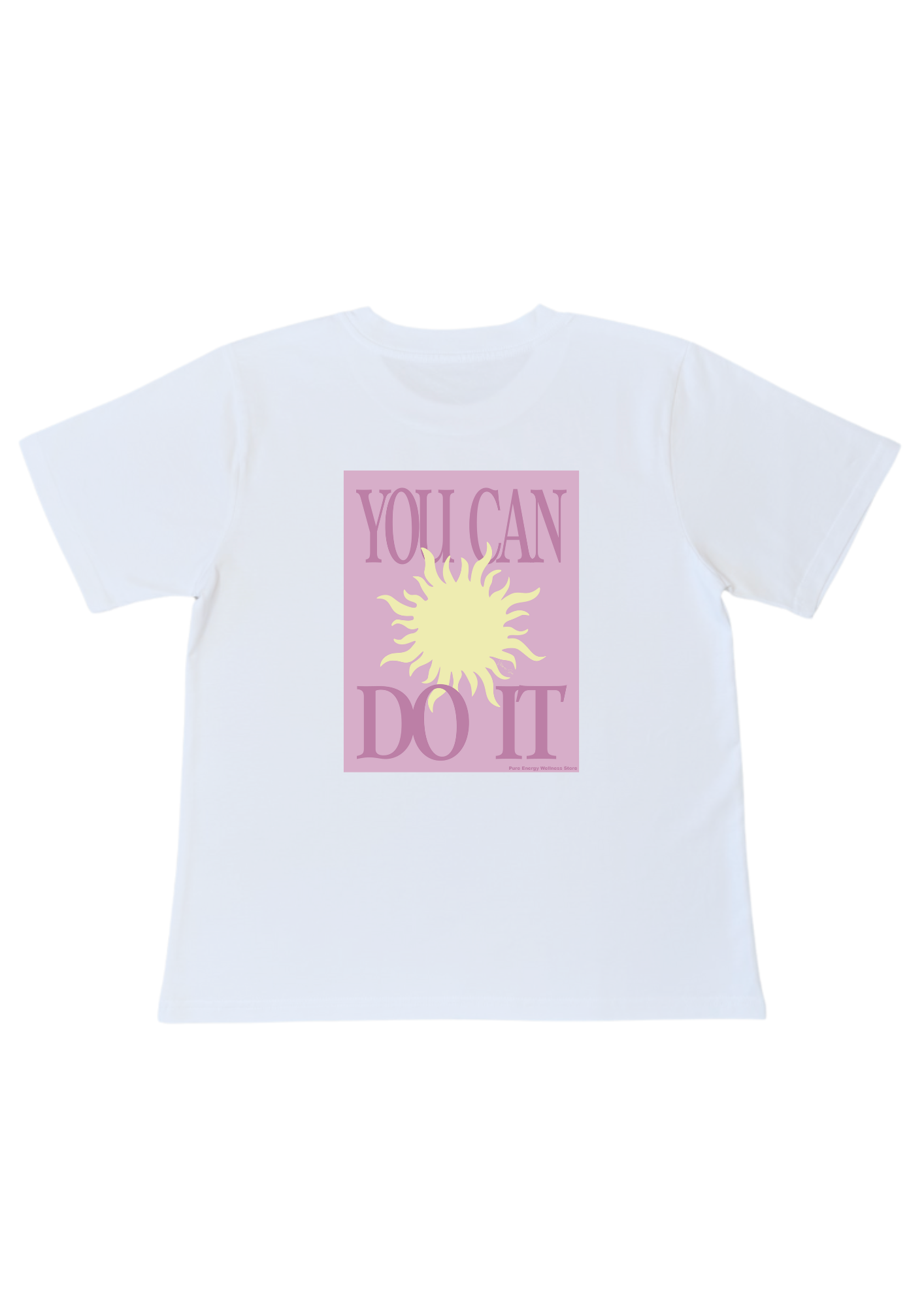 "You Can Do It" Boyfriend Tee - Orchid