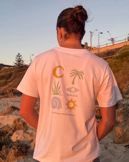 Coastal Bliss Boyfriend Tee - Tropical