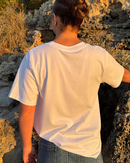 Seaside Trio Boyfriend Tee - Blue