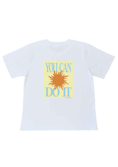 "You Can Do It" Boyfriend Tee - Butter