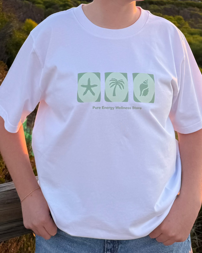 Seaside Trio Boyfriend Tee - Green