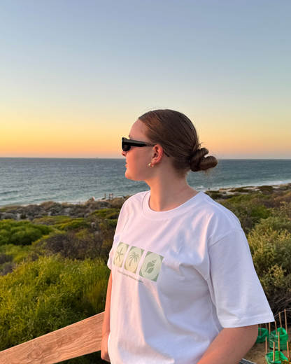 Seaside Trio Boyfriend Tee - Green