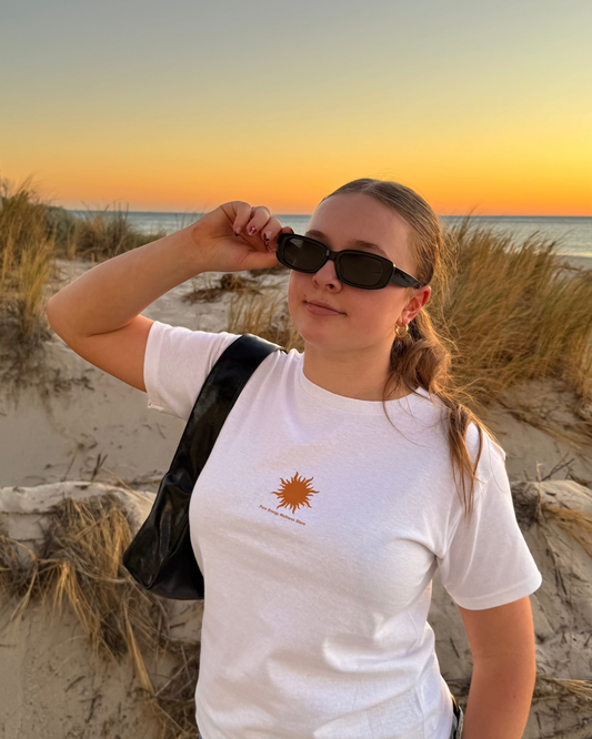 Sundaze Baby Tee - Orange