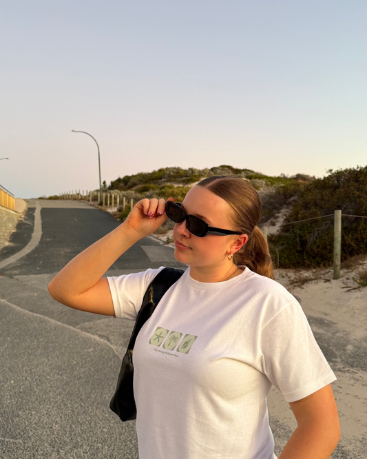 Seaside Trio Baby Tee - Green