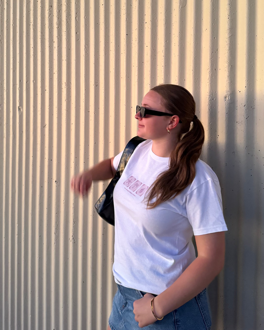 Seaside Trio Baby Tee - Orchid